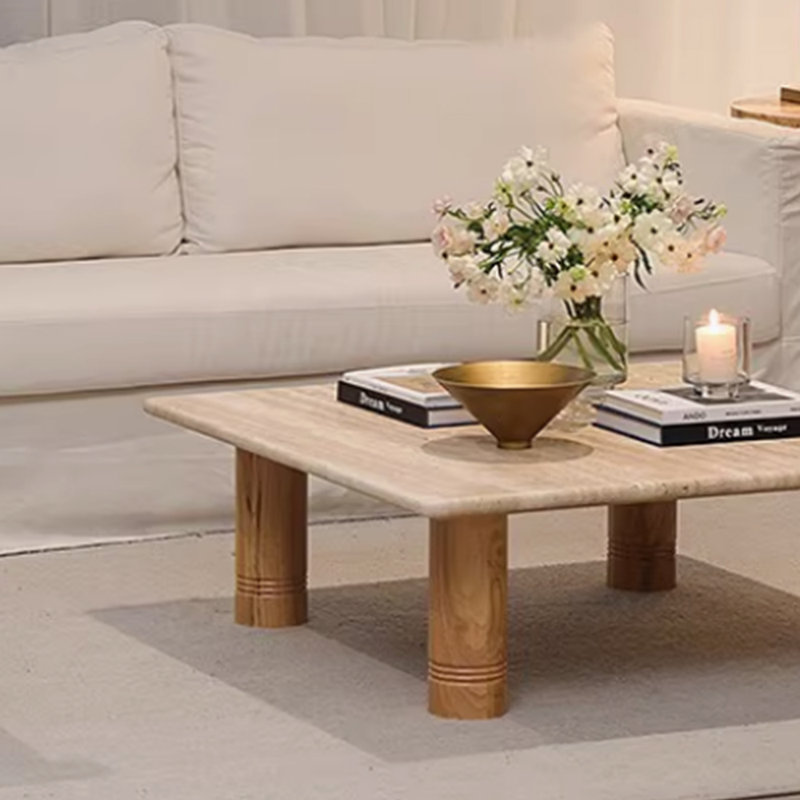 The Invincibles home Ancient style natural cave stone coffee table